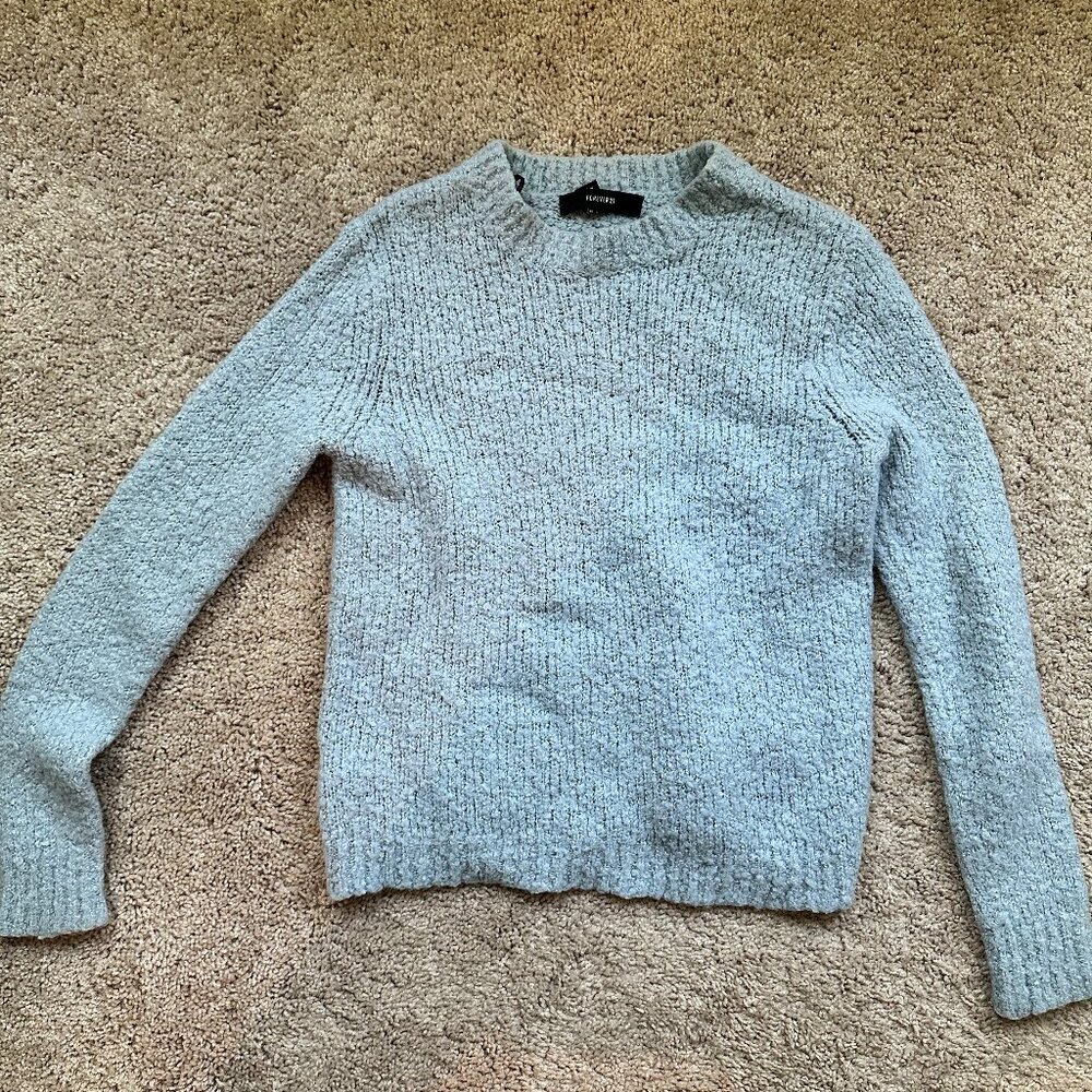 F21 Blue Wool Sweater